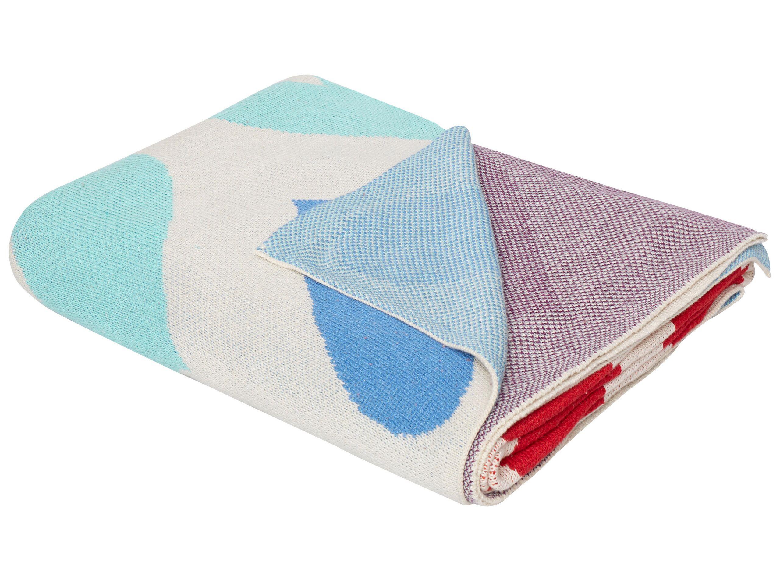 Beliani KOHAT Couverture Coton Moderne  