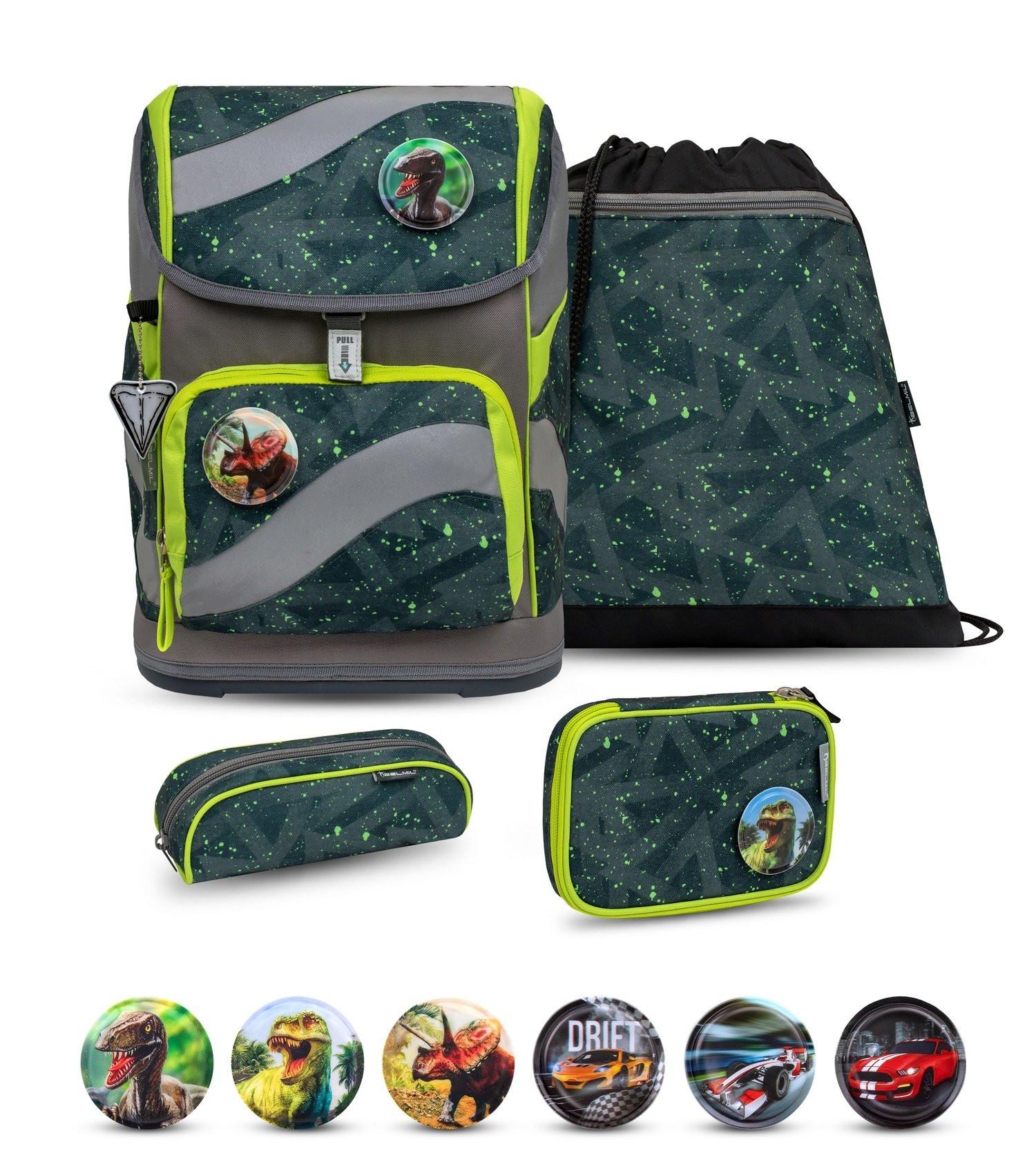 Belmil  SMARTY Schulrucksack-Set Green Splash 