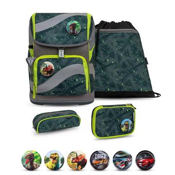 SMARTY Schulrucksack-Set Green Splash