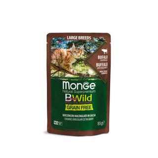 Monge  BWild pour chat au grand buffle - Multipack 