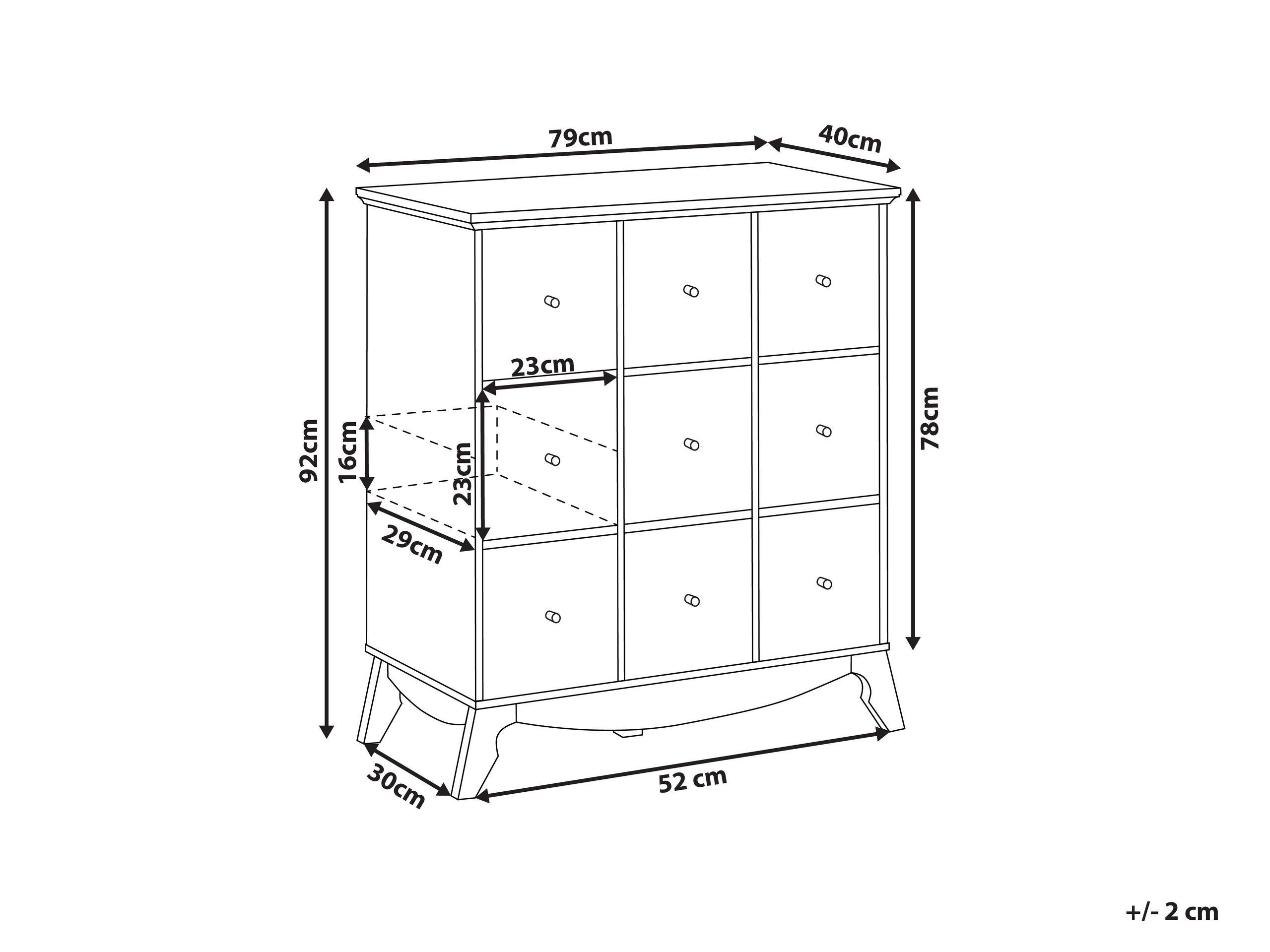 Beliani Commode en MDF Boho KUMA  