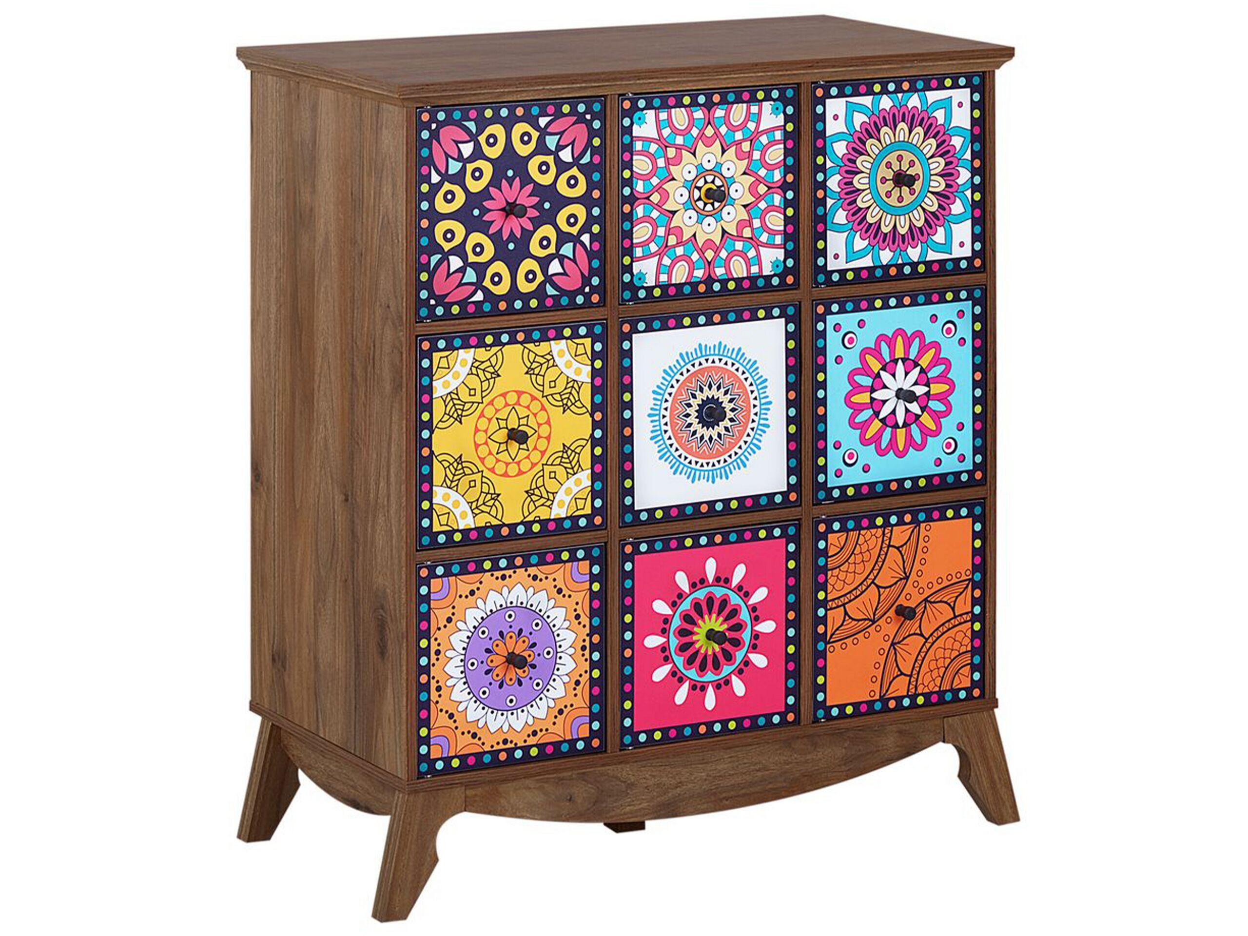 Beliani Sideboard aus MDF-Platte Boho KUMA  