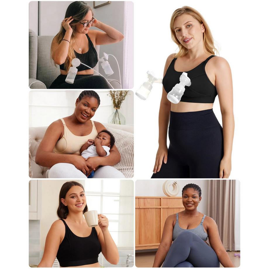 Momcozy YN08 Soutien-Gorge d'Allaitement et de Tire-Lait  