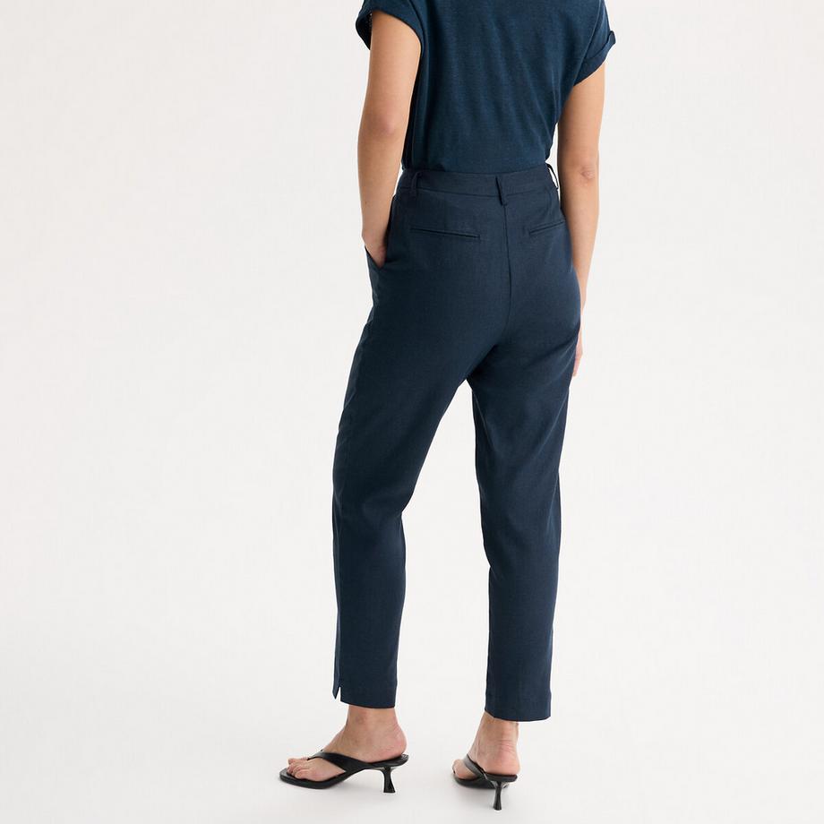 La Redoute Collections Pantaloni Sigaretta 7/8 Lino Viscosa  