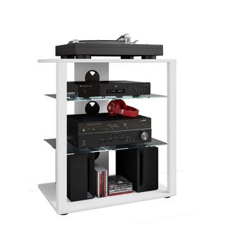 VCM  Meubles Hifi Rack Armoire Phono Etagère en verre Phono Mediaregal Folus Meubles Hifi Rack Armoire Phono Etagère en verre Phono Mediaregal Folus 