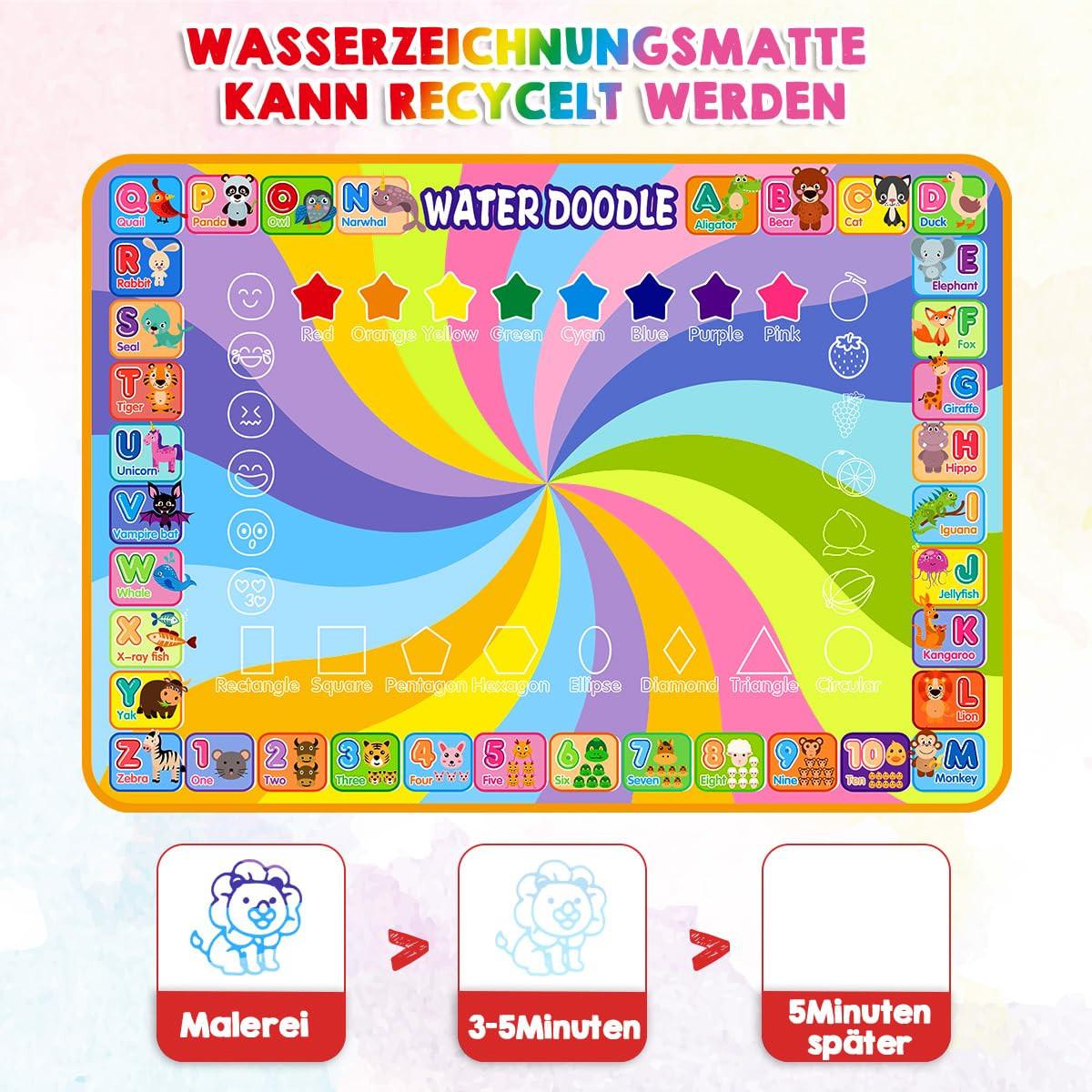 Activity-board  Große Magic-Malmatte mit Wasserbuch 