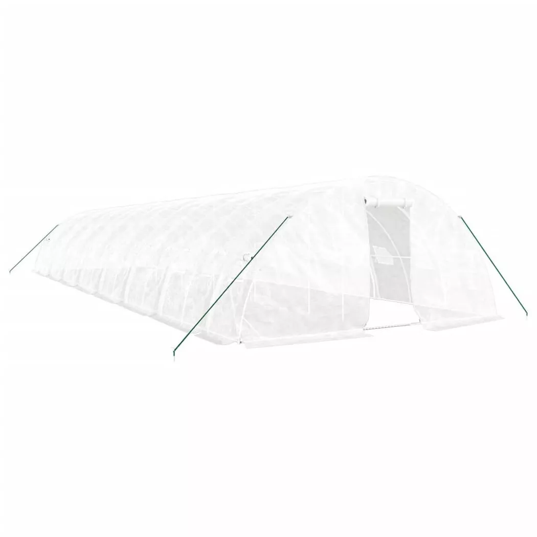 VidaXL - Gewächshaus polyethylen, One Size, Weiss