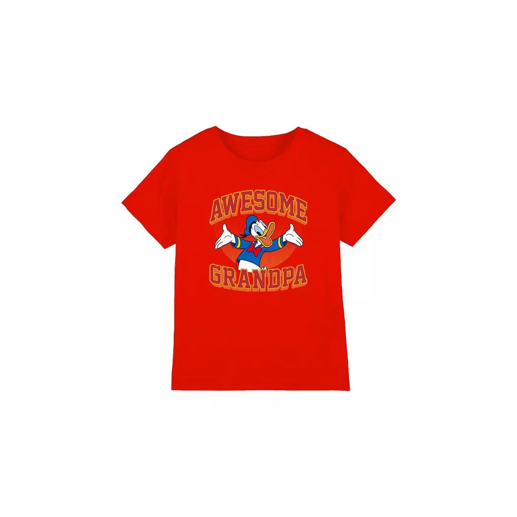 Disney - Awesome Grandpa TShirt, 128, Rot Bunt