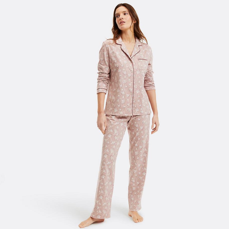 Pyjama mit langen Ärmeln und Printmuster