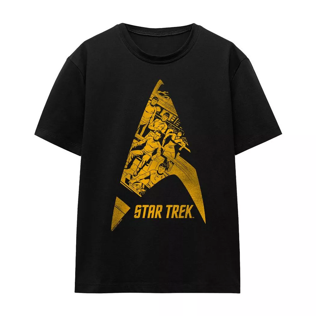 Star Trek - Delta Crew TShirt, für Damen, Schwarz, Größe M