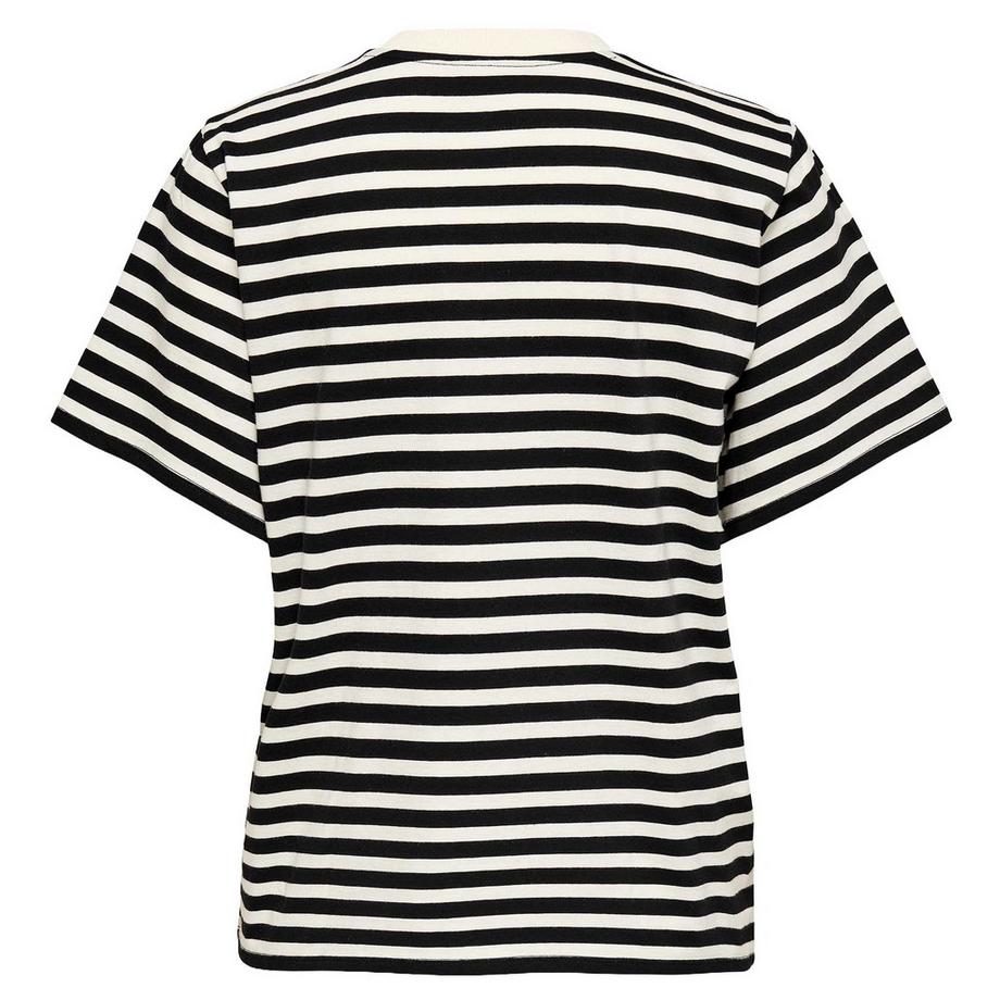 ONLY T-shirt  Paquet de 2 Confortable à porter-ONLLIVINA LIFE STRIPE TEE 2P  