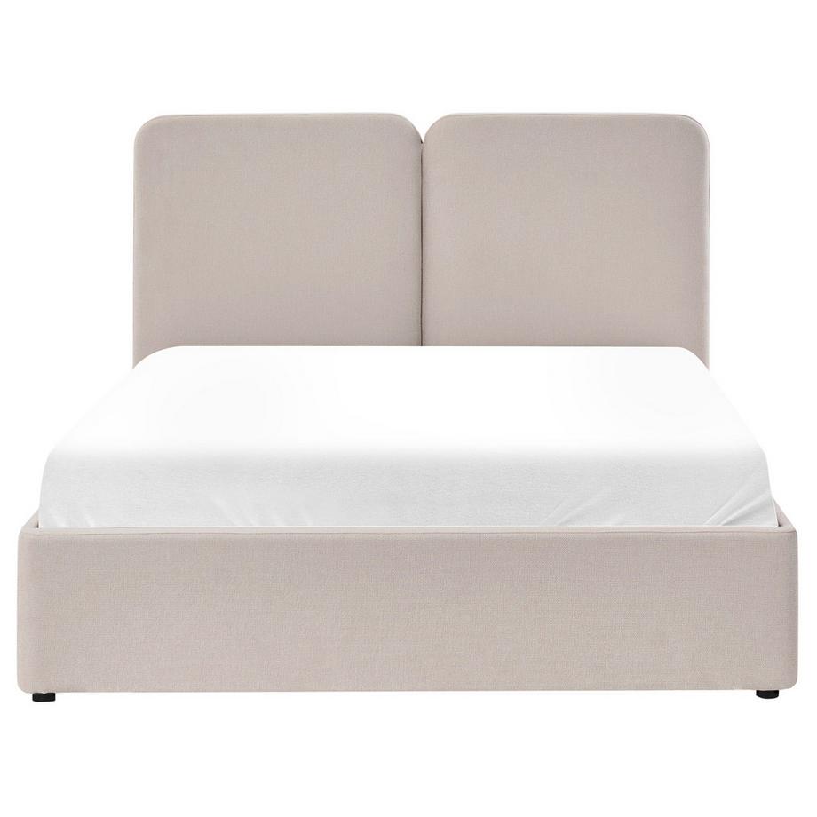 Beliani Lit ottoman en Tissu Moderne ARBOIS  