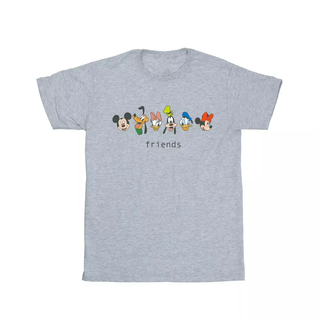 Disney - Mickey Mouse And Friends TShirt, für Damen, Grau, Größe 4XL