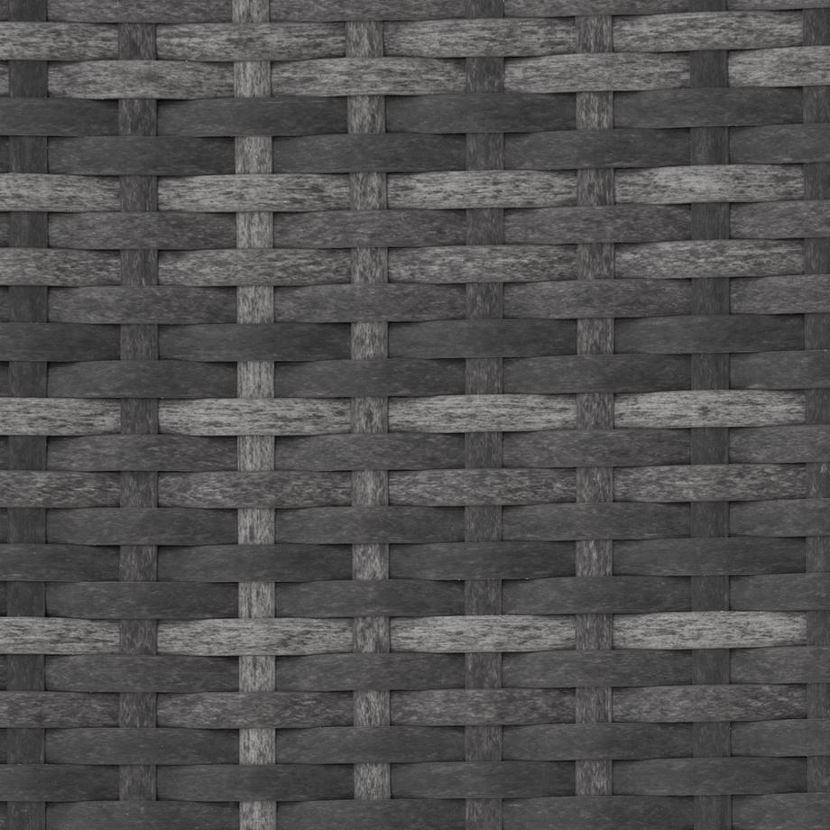 Tectake Rattan Lounge Set, Outdoor Sofa UV-beständig, robustes Gestell, hochwertiges Geflecht, wasserabweisende Kissen  