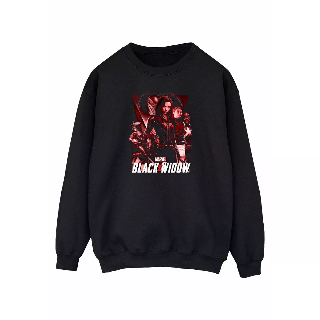 MARVEL - Sweatshirt, für Damen, Schwarz, Größe L