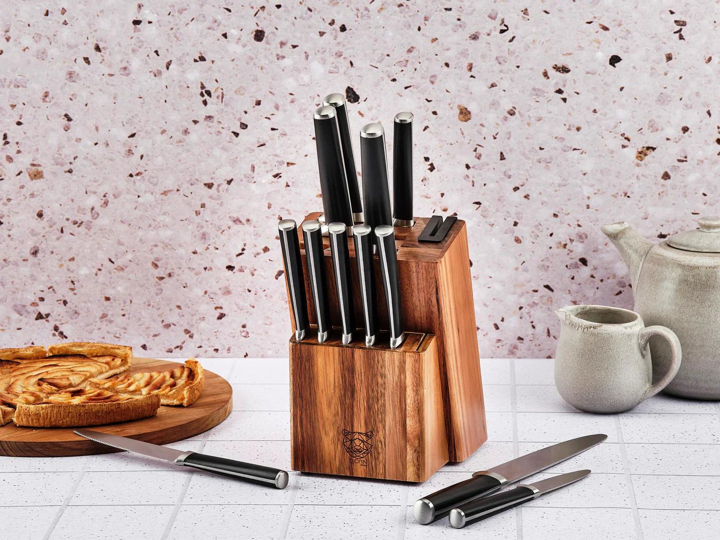 BJÖRN Küchenmesserblock und Steakmesser JONA LOVIISA  