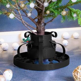 VidaXL Support d'arbre de noël métal  