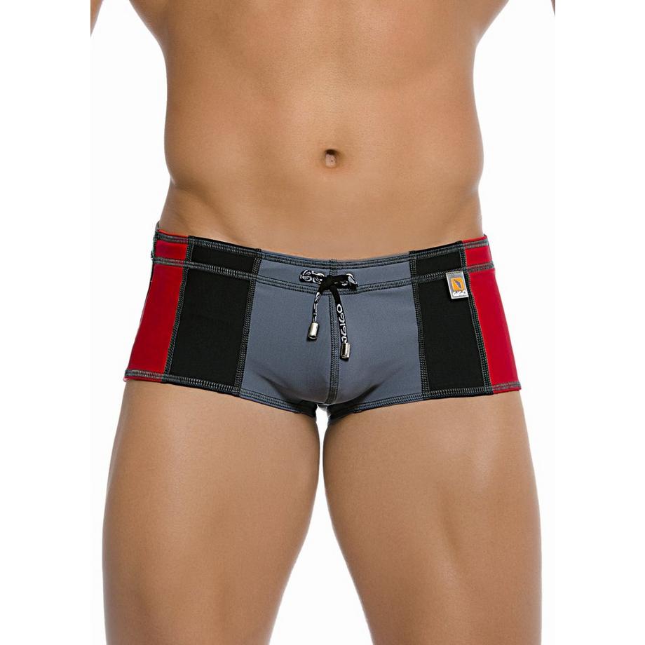 Badeshorts Tricolor Gray