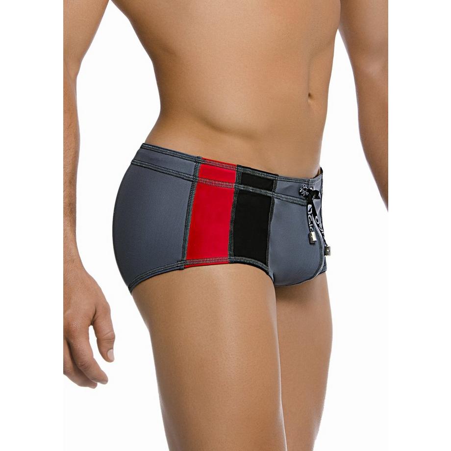 Gigo Tricolor Gray Badeshorts  