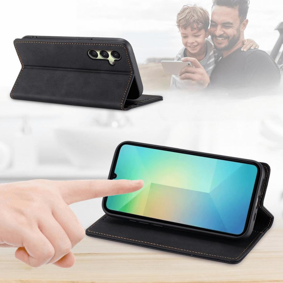 Cover-Discount  Galaxy A36 5G - Custodia flip con blocco RFID 