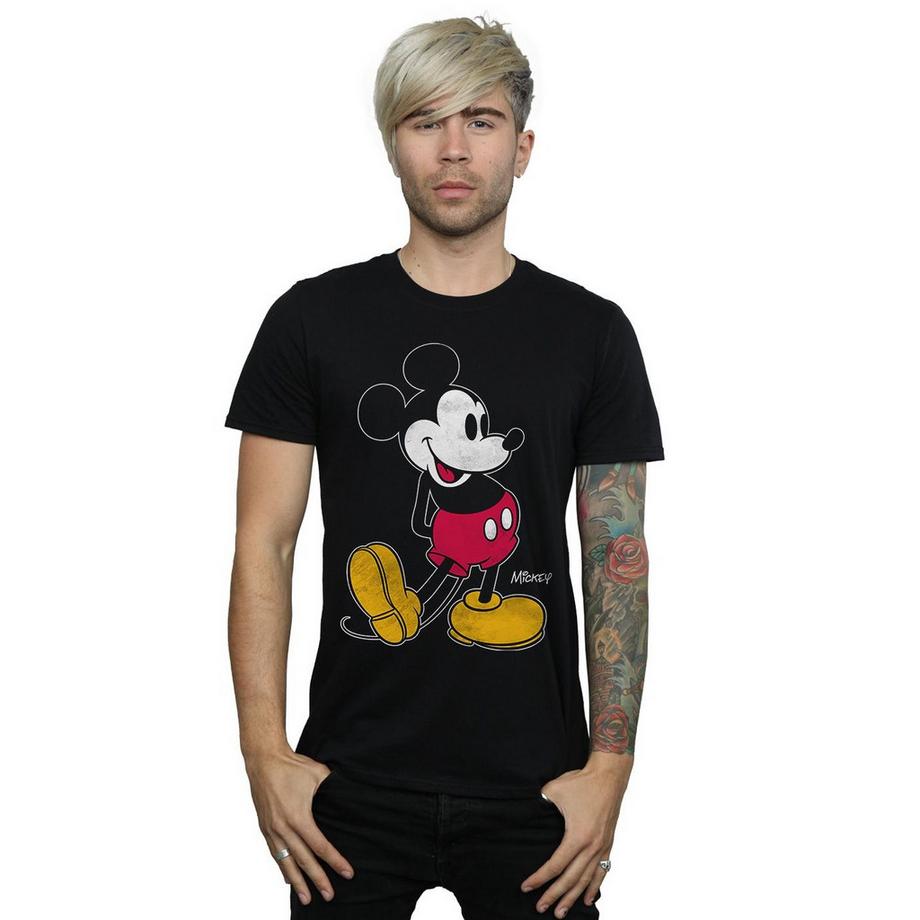 Disney Mickey Mouse T-Shirt Effet Vieilli  