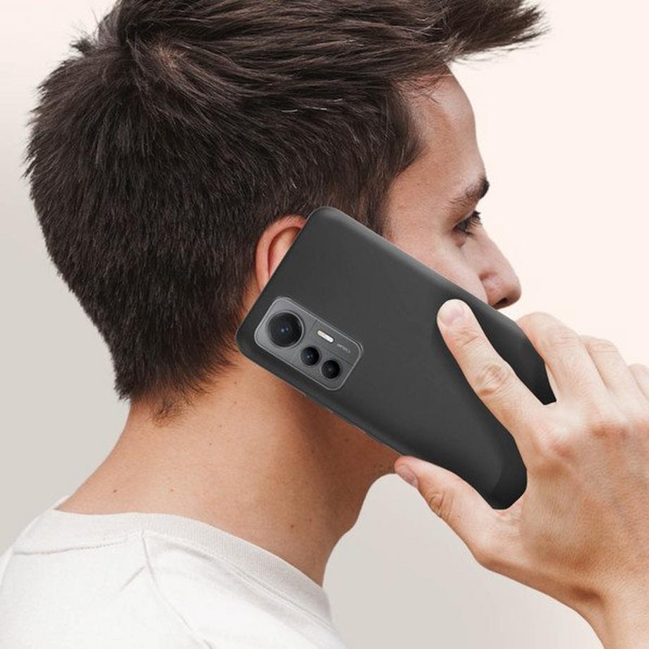 Avizar  Coque Xiaomi 12 Lite Silicone Noir 