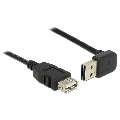 DeLock  1m, USB 2.0-A - USB 2.0-A cavo USB USB A Nero 