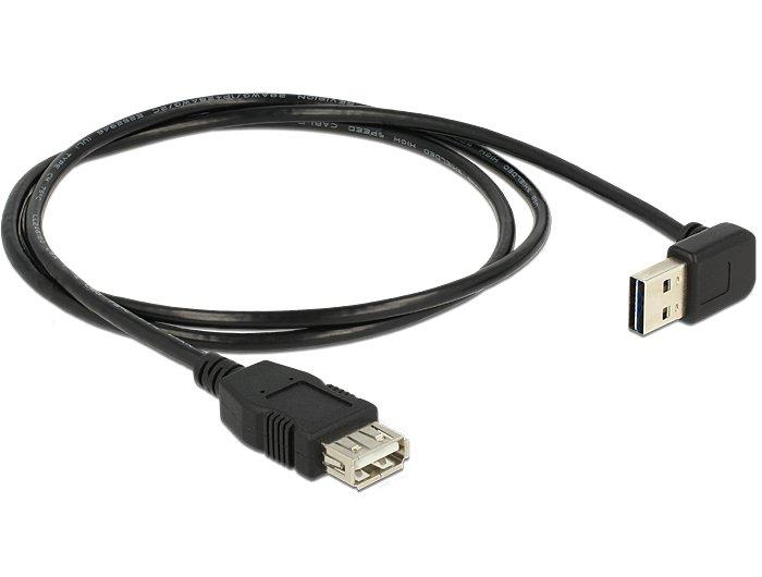 DeLock  1m, USB 2.0-A - USB 2.0-A cavo USB USB A Nero 