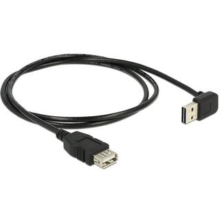 DeLock  1m, USB 2.0-A - USB 2.0-A cavo USB USB A Nero 