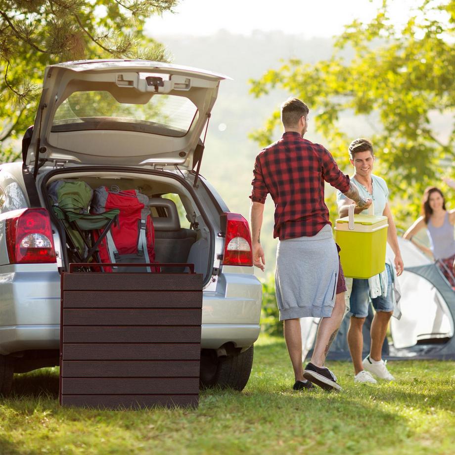 Northix Klappbarer ausziehbarer Gartentisch  