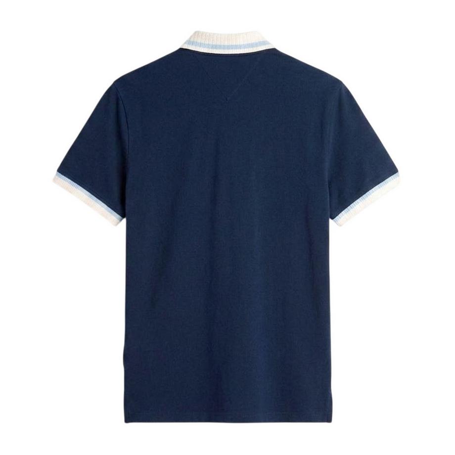 TOMMY HILFIGER Poloshirt Regular mit Streifen  