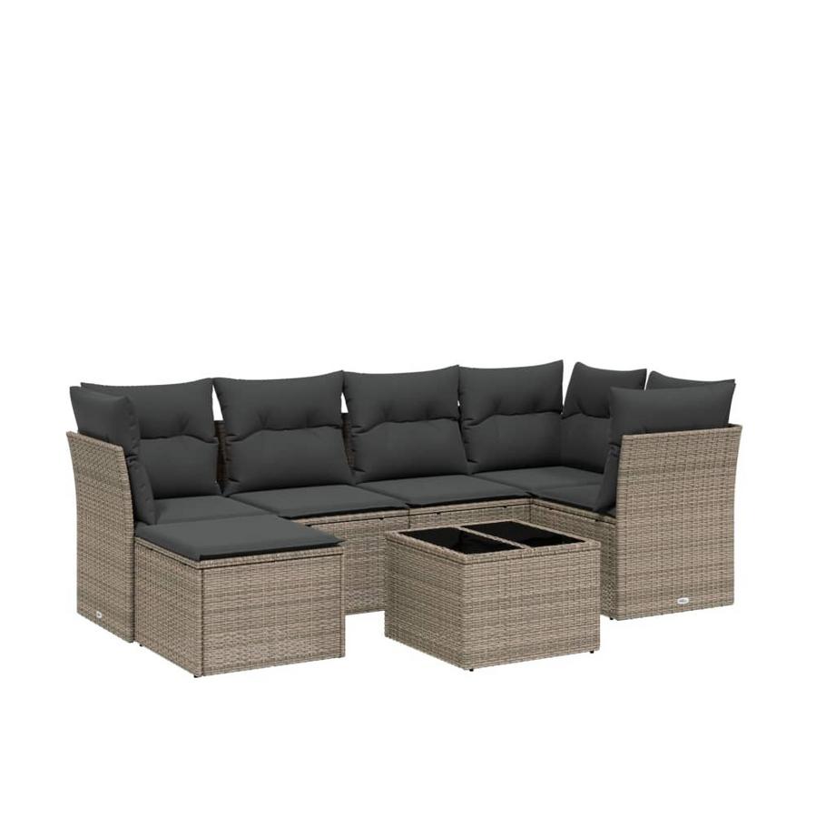 set divano da giardino Polirattan