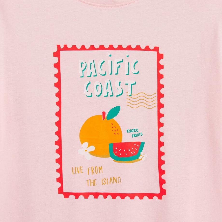La Redoute Collections  T-Shirt mit Rundhalsausschnitt 