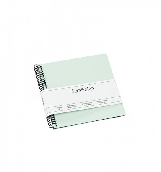 Semikolon 364020 (17 x 17 cm, Moos, 20 Schwarze Seiten)  