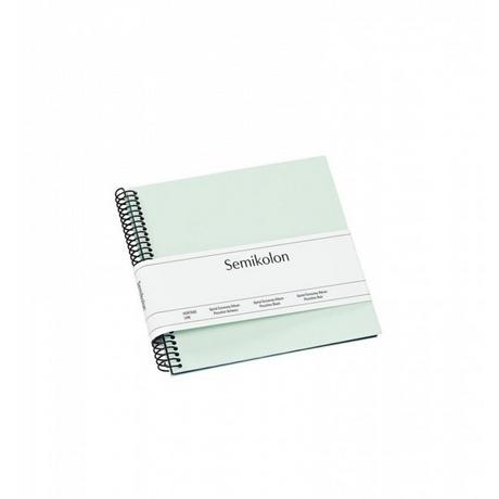 Semikolon 364020 (17 x 17 cm, Moos, 20 Schwarze Seiten)  