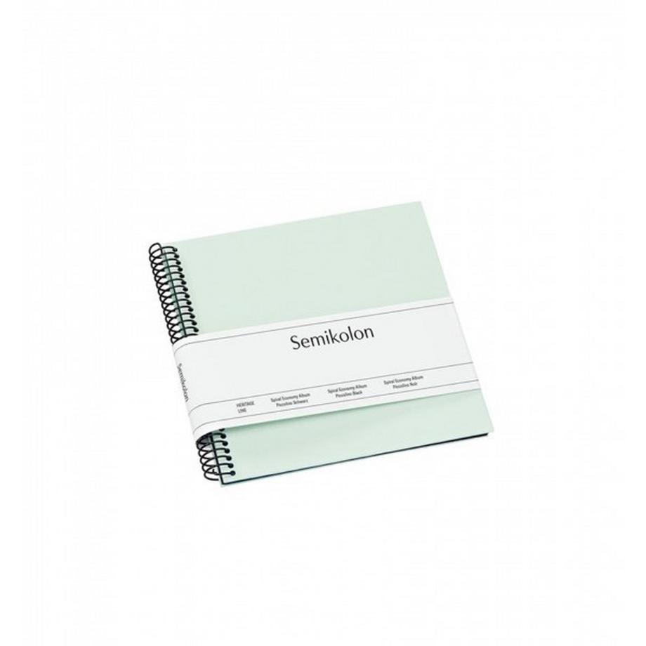 Semikolon 364020 (17 x 17 cm, Moos, 20 Schwarze Seiten)  