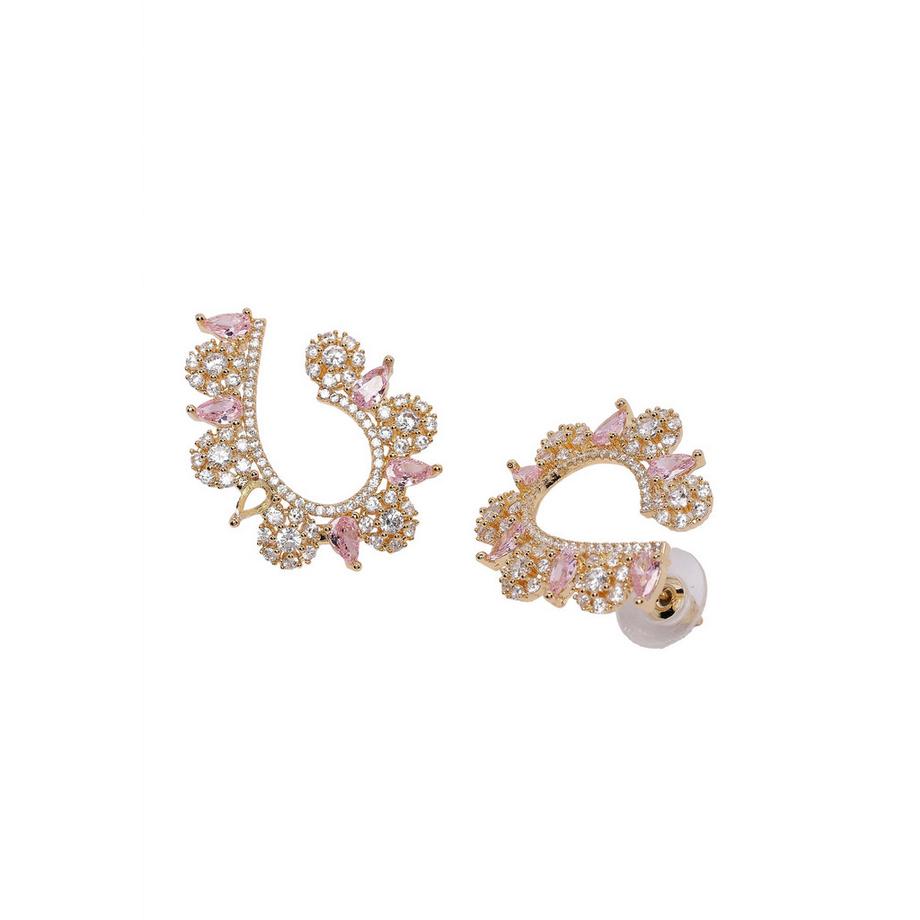 AVANT-GARDE PARIS  Wirbelnde Blütenblatt-Ohrringe 