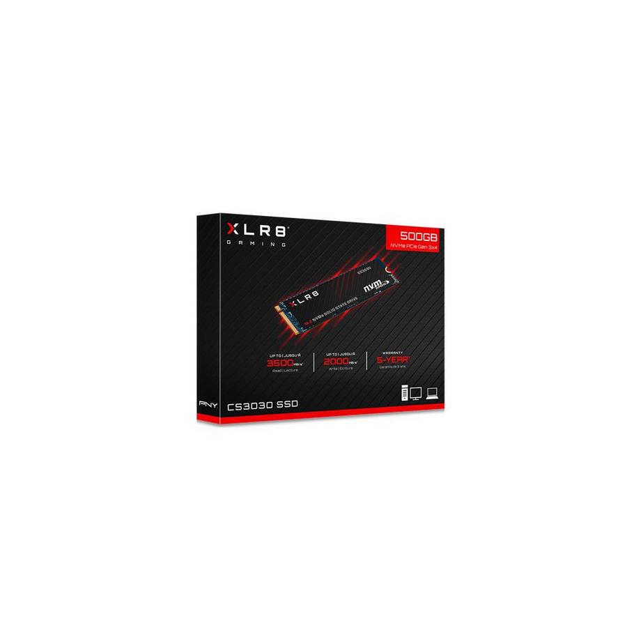 PNY  PNY SSD CS3030 500GB M280CS3030-5 XLR8 M.2 NVMe 