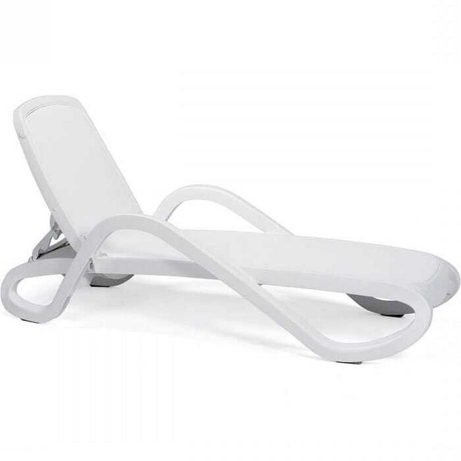 NARDI outdoor Chaise longue de jardin Alfa blanc  