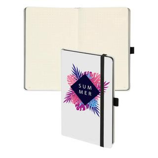 Biella Carnet de notes Kompagnon White Trend 2020, 12,5 x 19,5 cm, pointé - Multicolores  