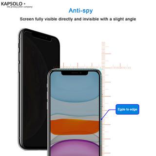 KAPSOLO  Verre de protection de confidentialité KAP30293 Apple iPhone 