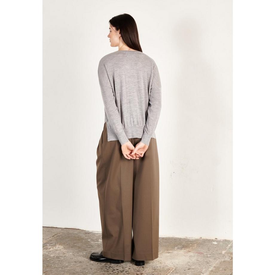 Studio Cashmere8 Oversize V-Ausschnitt Pullover  