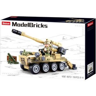 Sluban  ModelBricks 8x8 Mobile Kanone (161Teile) 