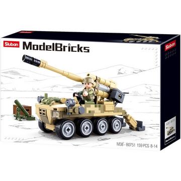 ModelBricks 8x8 Mobile Kanone (161Teile)