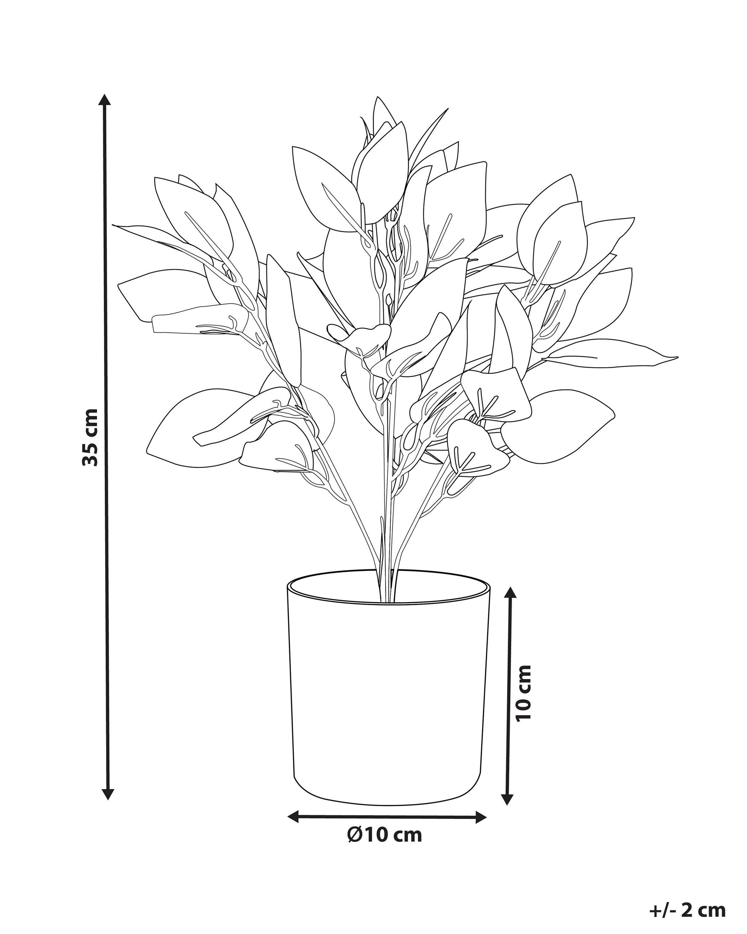 Beliani Plante artificielle en Matière synthétique TRADESCANTIA  