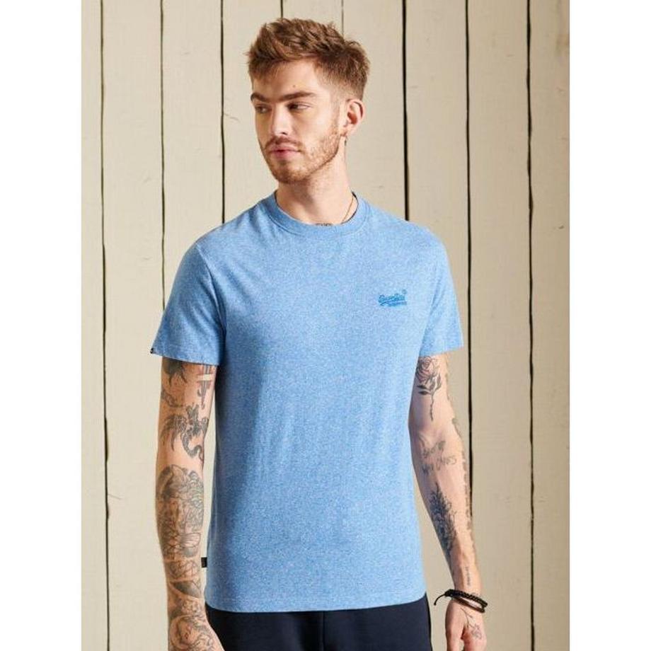 kurzarm-t-shirt vintage logo emb