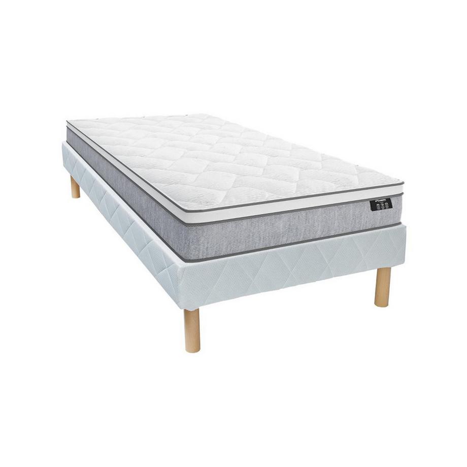 Ensemble sommier + matelas ressorts ensachés ép SERENITE de DREAMEA
