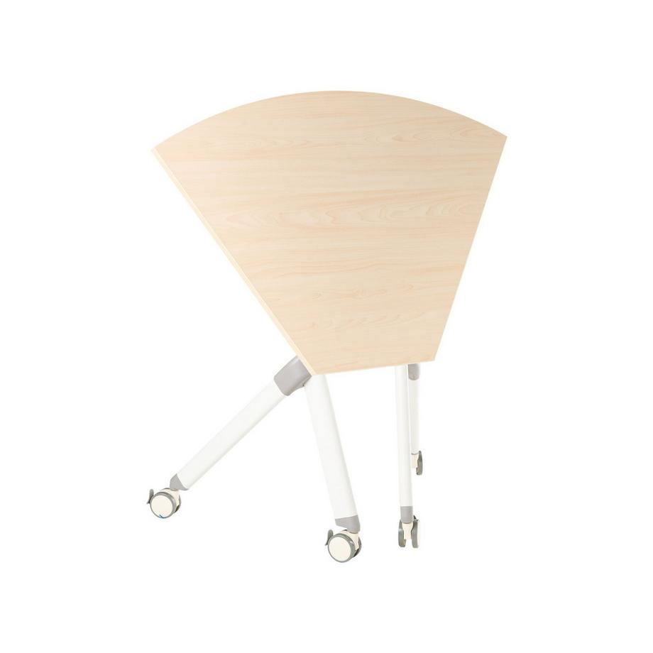 Beliani Zusammenklappbarer Schreibtisch aus Melaminbeschichtete Spanplatte (MFC) Modern BENDI  