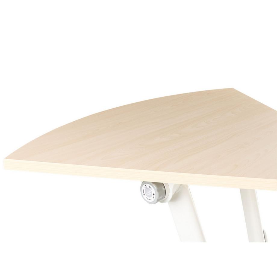 Beliani Zusammenklappbarer Schreibtisch aus Melaminbeschichtete Spanplatte (MFC) Modern BENDI  