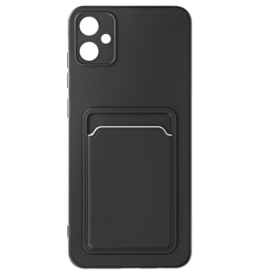 Avizar  Cover Samsung A05 portacarte nera 
